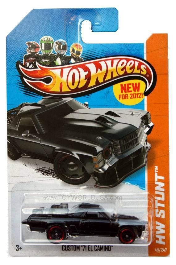 2012 Hot Wheels New Models 49 Custom 71 El Camino 2013 Card