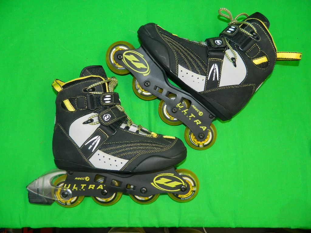 Ultra Wheels BIOFIT SQ4 Inline Skates Rollerblades Mens Size 9 ABEC 3