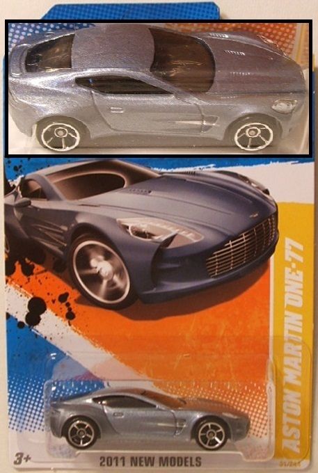 Hot Wheels 2011 031 Aston Martin One 77 New in Blister