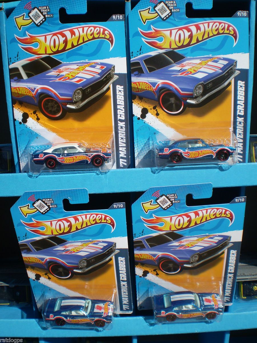  2012 TREASURE HUNT SECRET SUPER 71 MAVERICK GRABBER REDLINE LOT OF 4