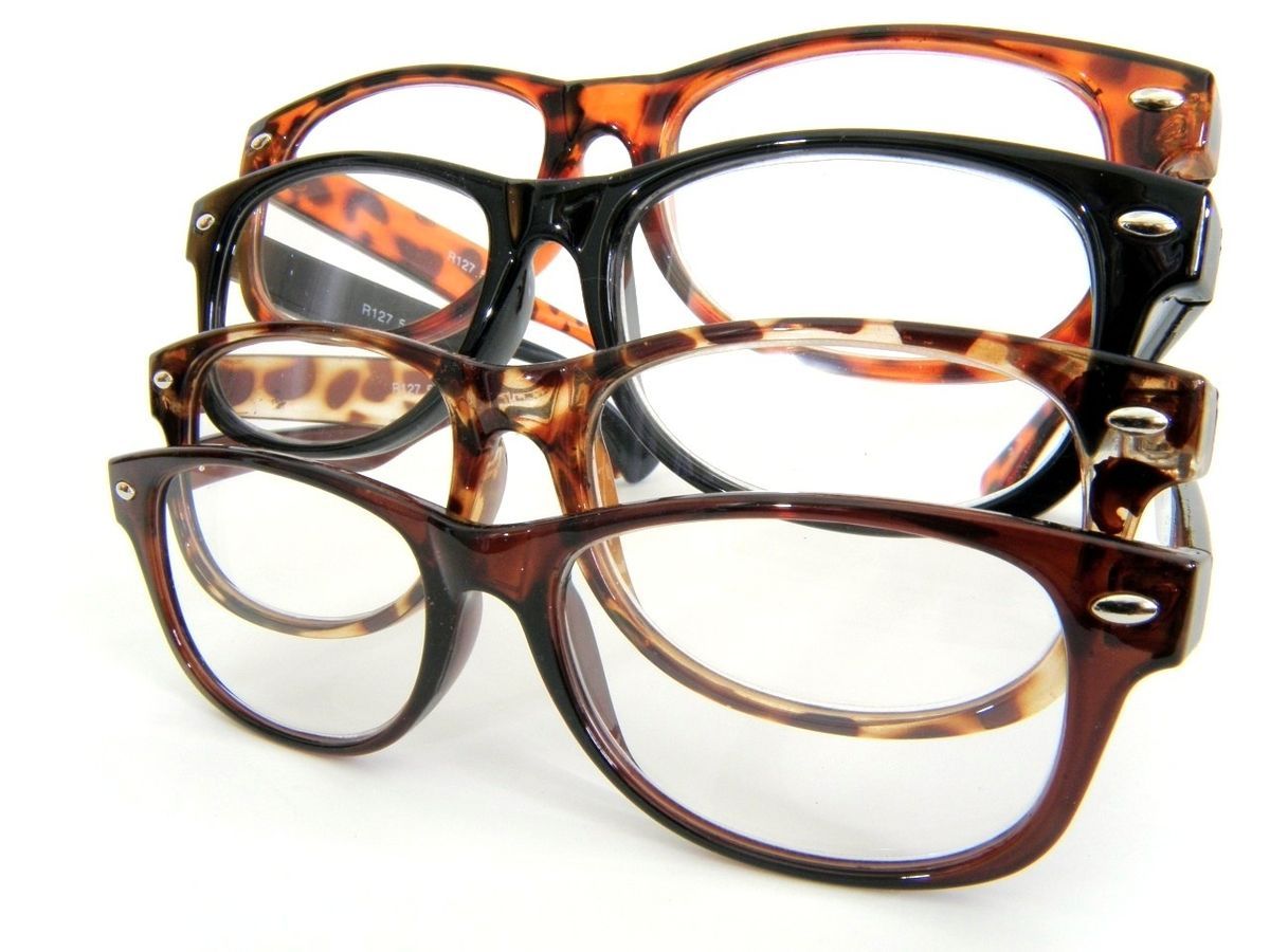 Reading Glasses Retro Horn Rim 1 25 1 50 1 75 2 00 2 25 2 50