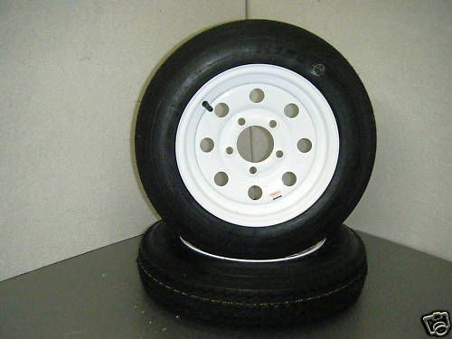 New Trailer Tires 4 80 12 with 5 Lug Modular Rims