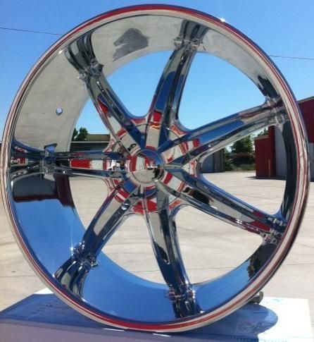 24 inch Wheels Tires U2W35 Chrome Silverado 90 91 92 93 94 95 96 97