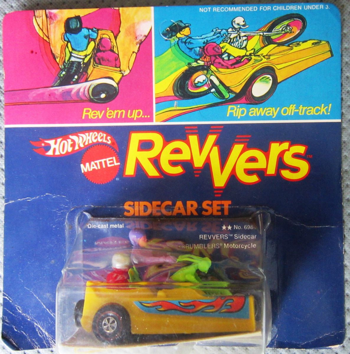 Hot Wheels Revvers Side Car and Preying Mantis Bob Rosas Collecion