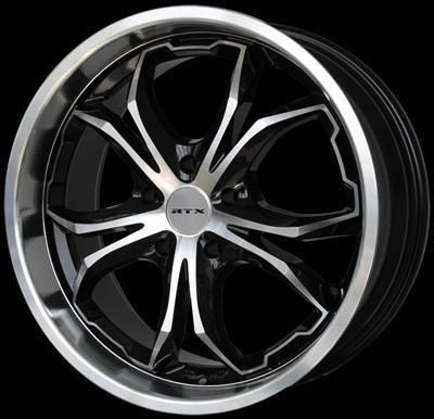 RTX Wheels Fang 17x7 5x114 3 Set of 4 Wheels