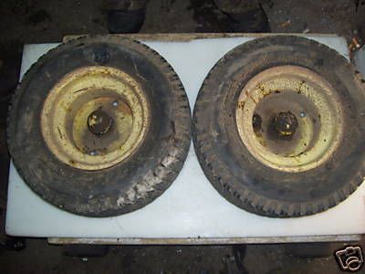 John Deere 140 Front Rims and Tires 16x6 50 8