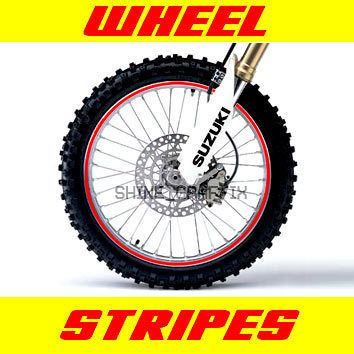 Stripes for Rims Yamaha YZ 125 250 YZ250F YZ450F YZ250