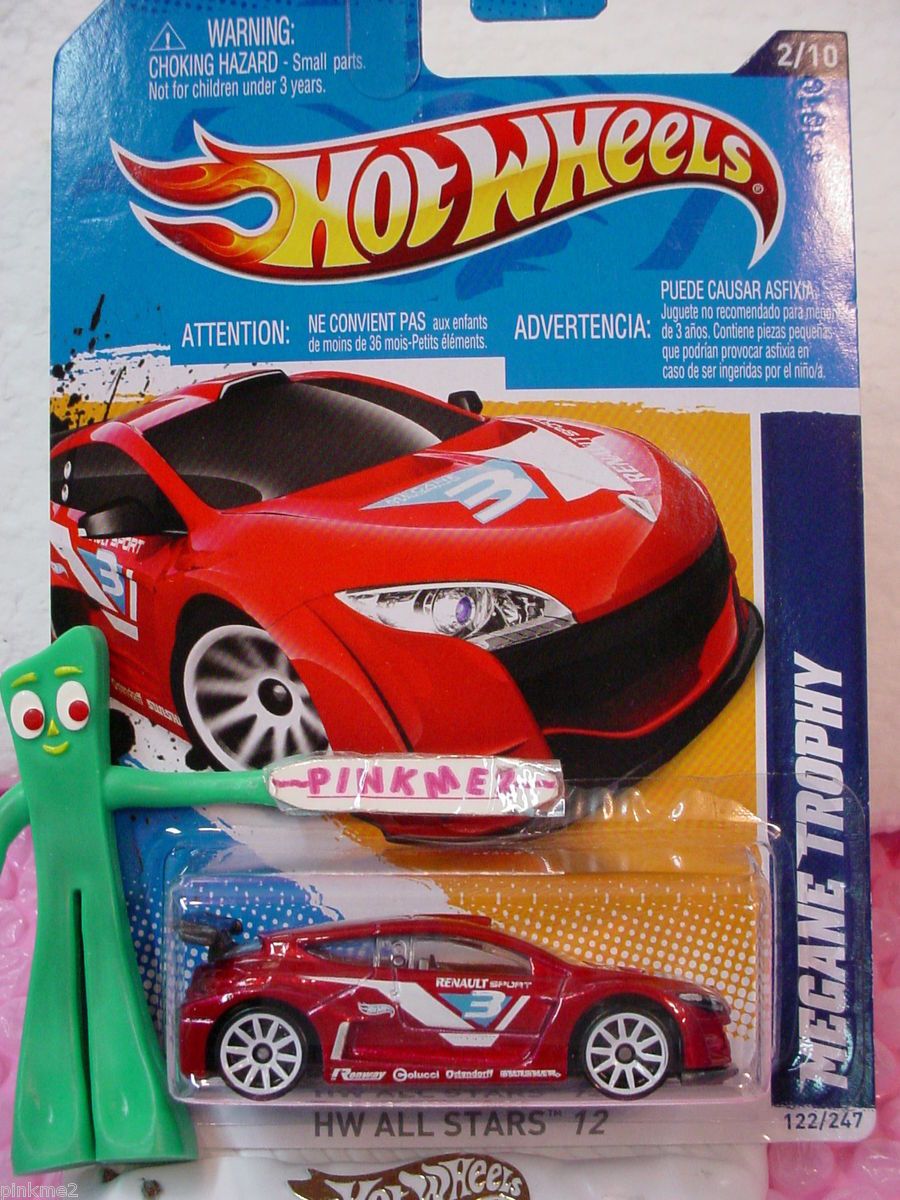 Megane Trophy 122★NEW Cherry Red★all Stars★hot Wheels★