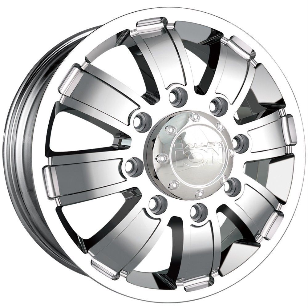 17 inch ion 166 Chrome Wheels Rims Dually 8x6 5 Silverado Sierra RAM