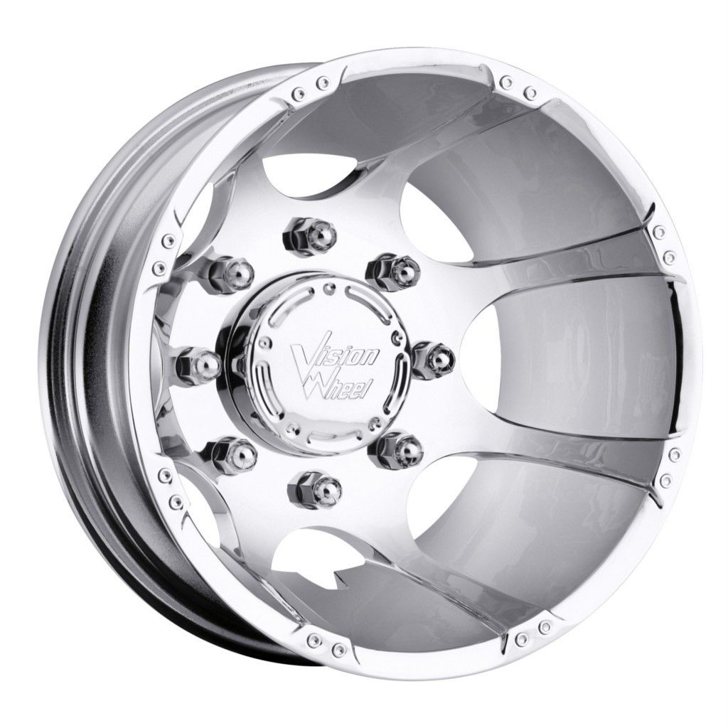 17 inch Vision Crazy Eightz Chrome Dually Rims 8x170