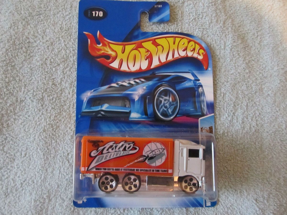 Hot Wheels 2003 170 Work Crewsers Hiway Hauler 8 10 White Orange