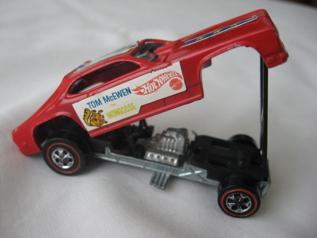 Hot Wheels Redline Tom McEwen The Mongoose Funny Car 1970