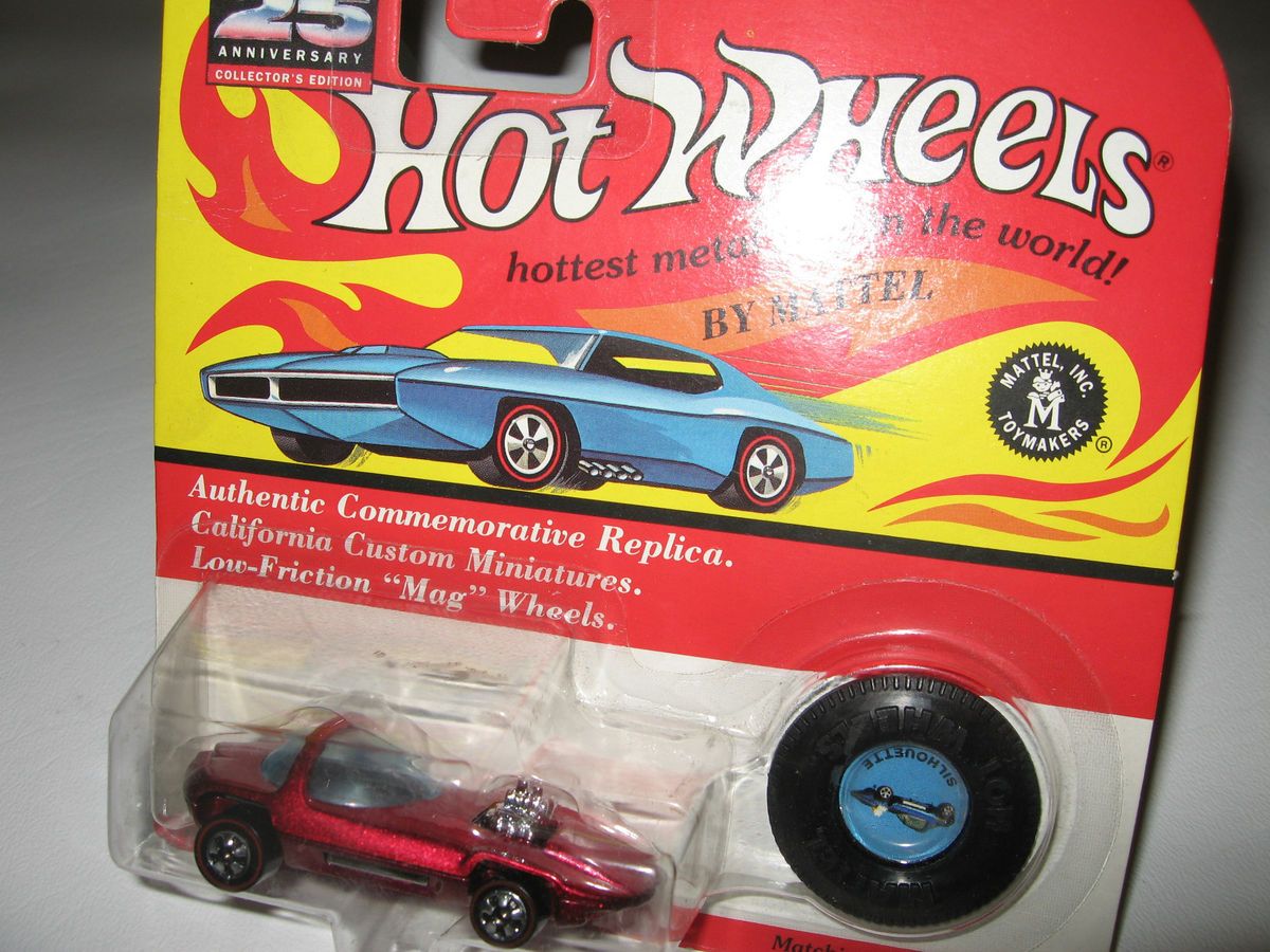 Hot Wheels Vintage Collections Ed Roth Silhouette Candy Red Metallic