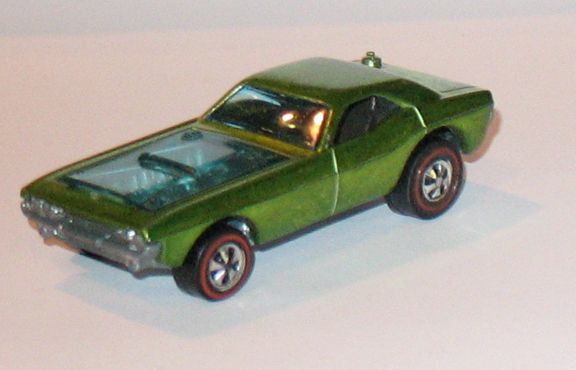 1971 Hot Wheels REDLINE   BYE FOCAL   Light Green   HK   Near Mint w