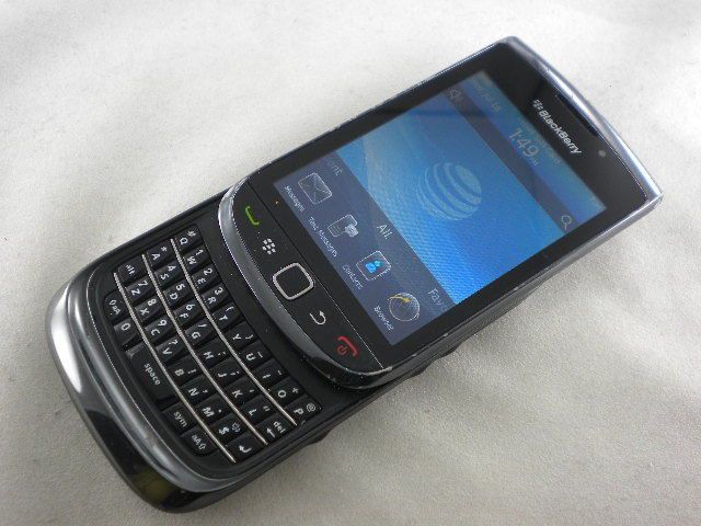  BLACKBERRY TORCH 9800 AT T T MOBILE ANY SIM BB RIM USED SLOT ISSUE