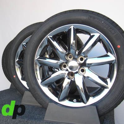 LS460 Factory/OEM EcoDriven Chrome Wheels/Rims & Michelin Tires & TPMS